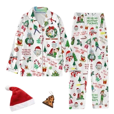 Rick And Morty Merry Rickmas Tis8217 The Season To Get Schwifty Pajamas Set