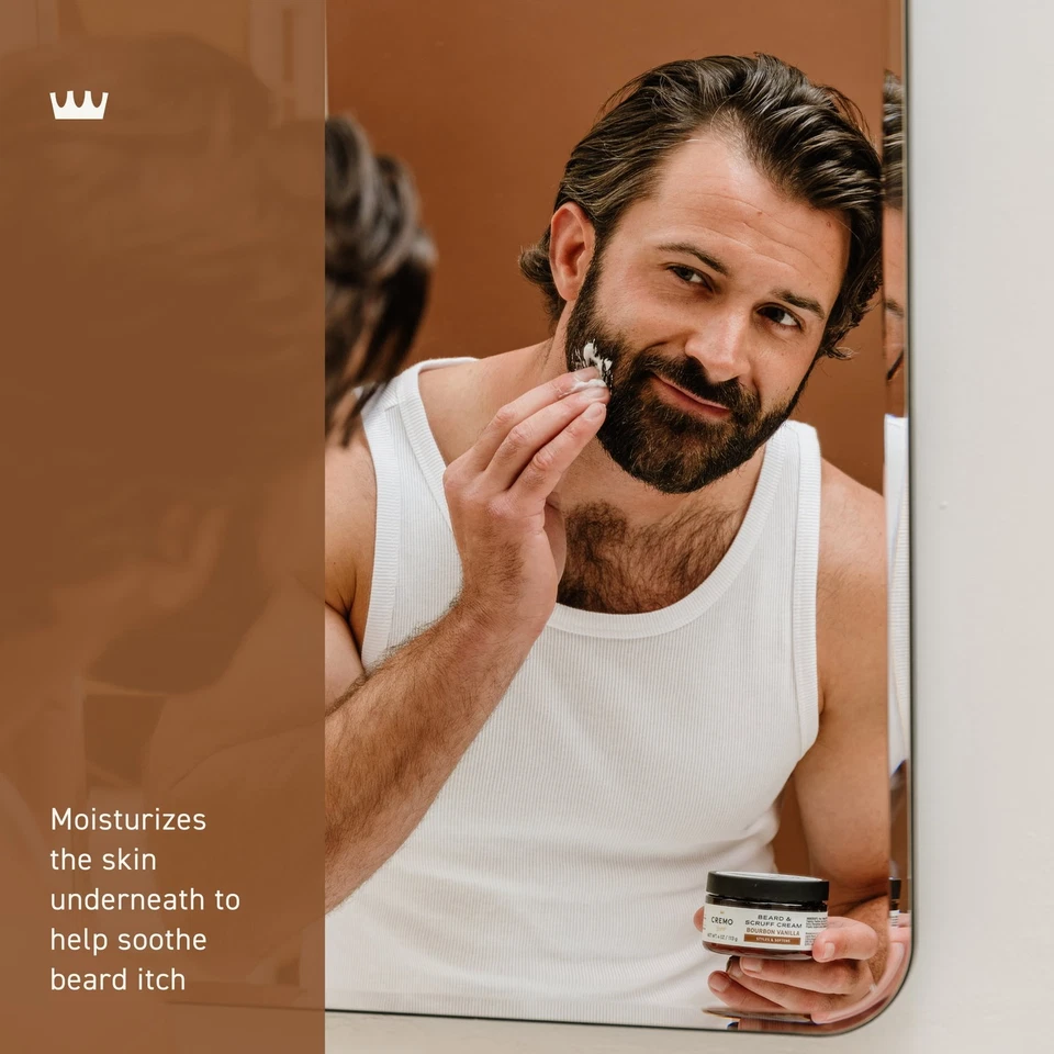 Beard & Scruff Cream Bourbon Vanilla 4oz - Image 4 of 4