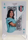 2025 PARKSIDE BEACHWOOD BRAND NWSL IZZY RODRIQUEZ PLAYING CARD FOUR OF HEARTS