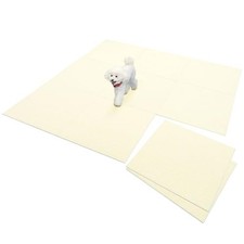 Sanko Non-Slip Joint Mats, Large Size, 45 x 45 cm, Ivory, 10 Pieces, Carpet Type