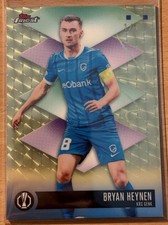 Marketplace image: 2025-26 Topps Finest Bryan Heynen SuperFractor 1/1 #553 KRC Genk Captain UEFA
