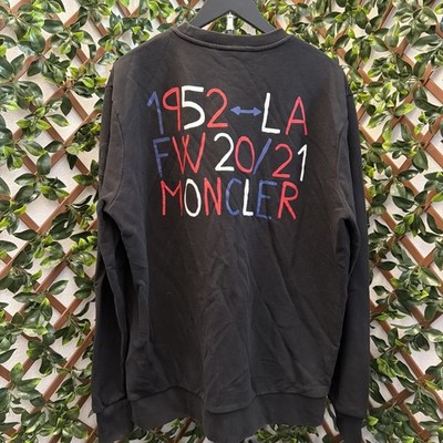 Moncler 1952 LA FW 20/21 Black Sweatshirt from the Moncler Genius
