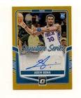 2024-25 Panini Donruss Optic Adem Bona RC Signature Series Auto #SS-DEG GOLD /10