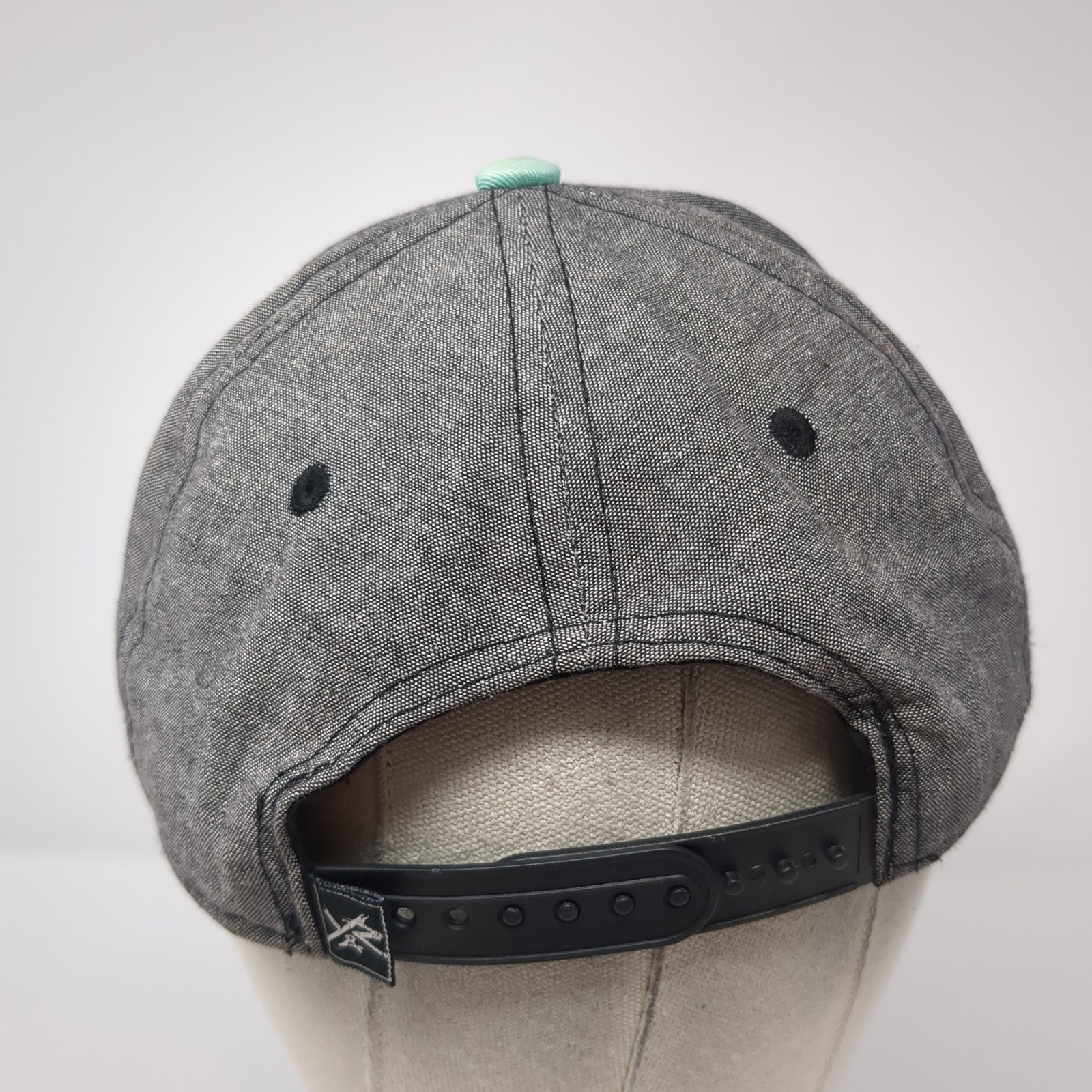 Reckless Snapback Cap Gray One Size Adjustable Em… - image 6