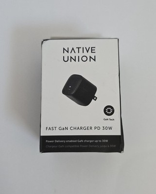 NATIVE UNION fast GaN 30W Type C Fast Charger New sealed box laptop tablet phone