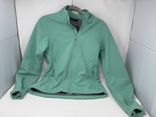 NWT Lauren James Women's Bradford Seafoam Green Softshell Gingham Jacket Sz: S
