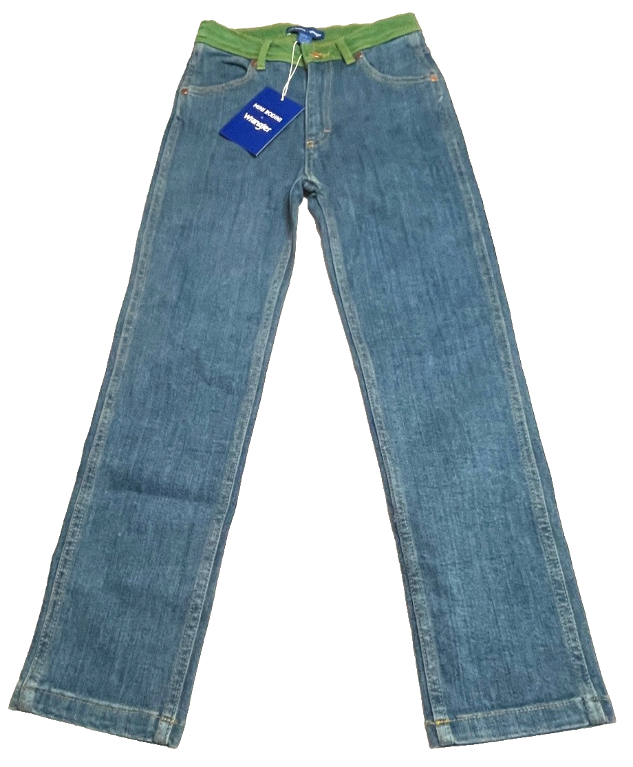 Mini Rodini X Wrangler Jean Kids 9-11 Years EU 140/146 Organic