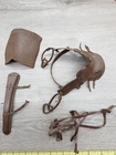 BROWN Horse Tack Marx Johnny West Thunderbolt Saddle Blanket Bit Bridle Etc