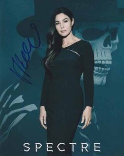 MONICA BELLUCCI 007 JAMES BOND AUTHENTIC AUTOGRAPH AS LUCIA SCIARRA SPECTRE!