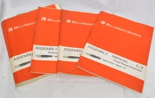 Heathkit/Bell&Howell Schools Assembly Manuals (4) C1,3,4,6 Solid State Color TV