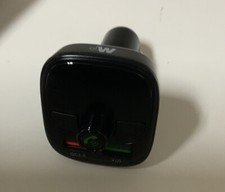    Just Wireless Black USB Car Charger Bluetooth Hands-Free FM Transmitter