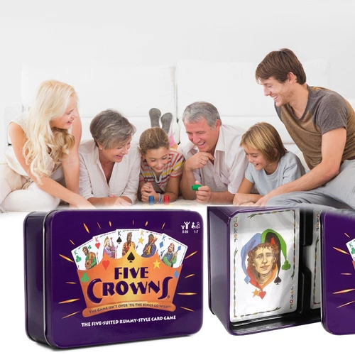 AU Five Crowns Card Game 5 Suites Classic Original Family Party Rummy Style Play - Picture 3 of 10