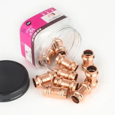 10 PCS EFIELD 1/2 " Press Fit Coupling with Stop, No Lead , Pro  Pack