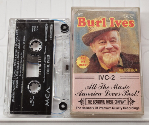 BURL IVES - ALL MY BEST Tape #1 (Cassette, 1995, MCA/Beautiful Music)