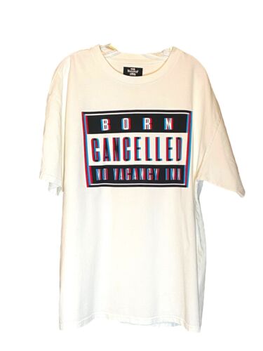 EXCELLENT No Vacancy Inn New Balance Cancelled Men’s Shirt Tee XXL White