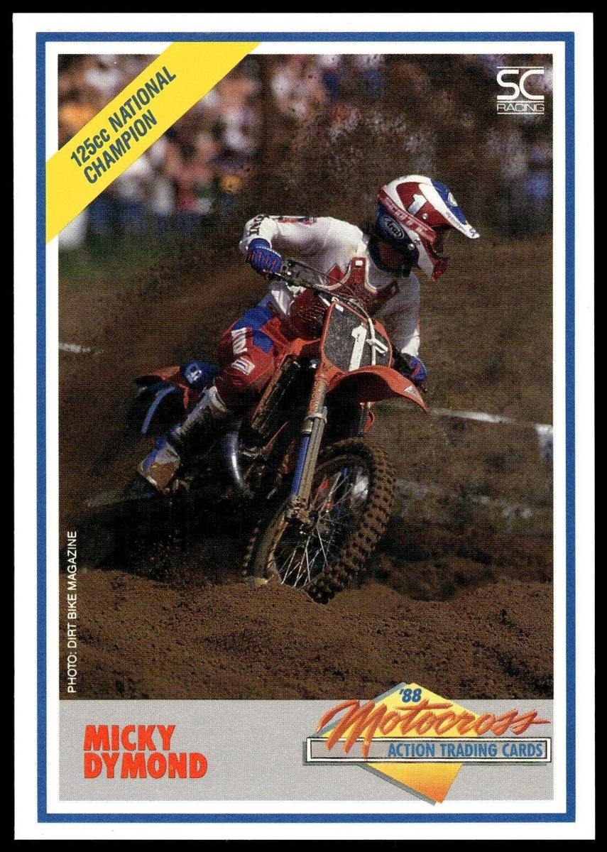 1988 SC Racing Motocross #25 Micky Dymond | eBay