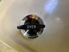 Vintage Roper 1960 Gas Range Oven Thermostat Knob