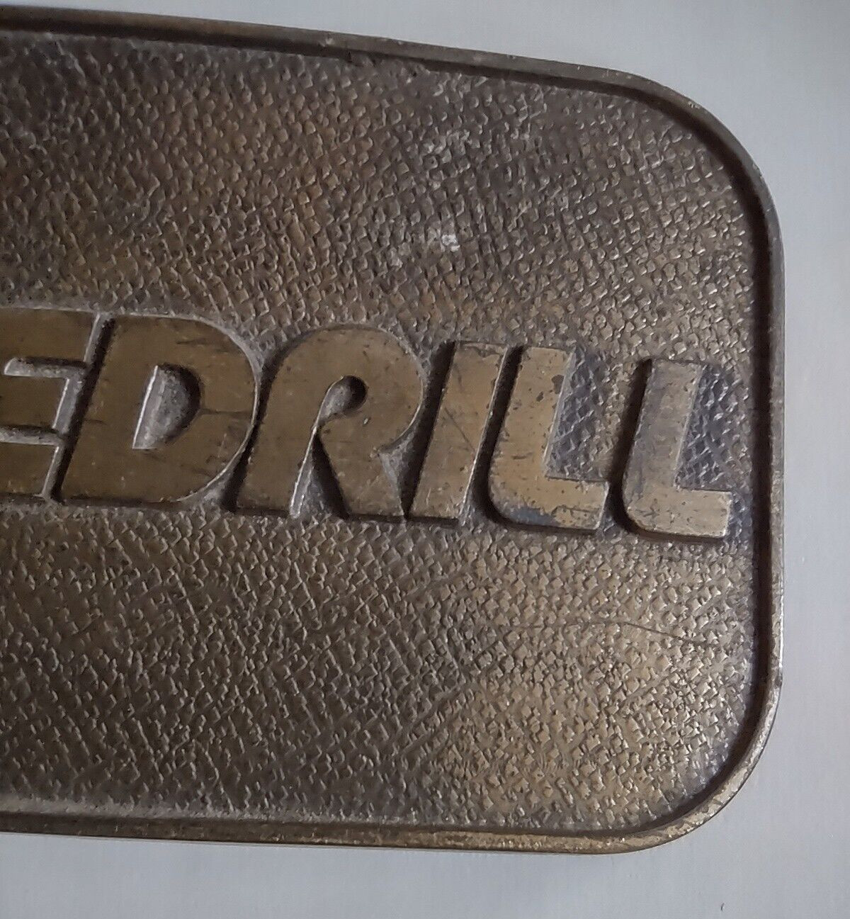 Reedrill Belt Buckle Solid Brass Mining Construct… - image 3