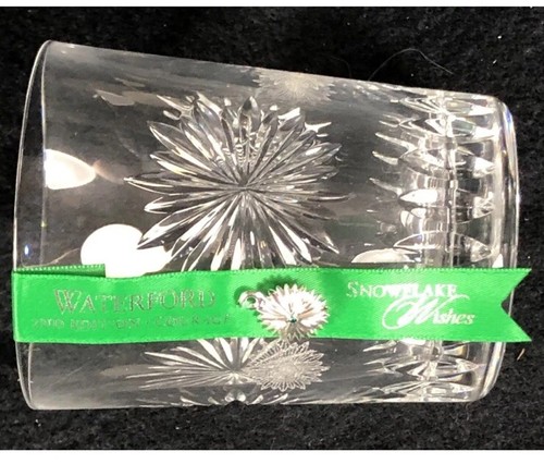 🔮Waterford Kristall Schneeflocke Wünsche Mut 12 Unzen DOF Double Old Fashion - Bild 2 von 3