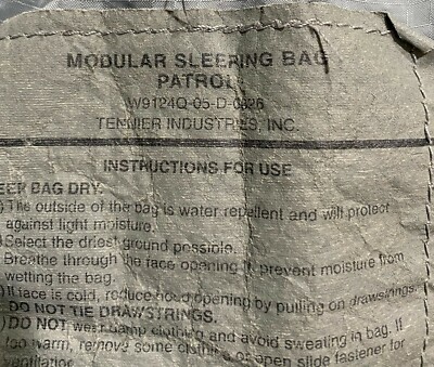 USGI MSS Modular Sleep System 5 Piece ACU | eBay