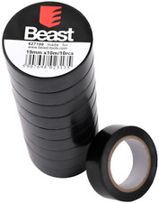 10x Isolierband schwarz je 10m x 19mm Isoband...