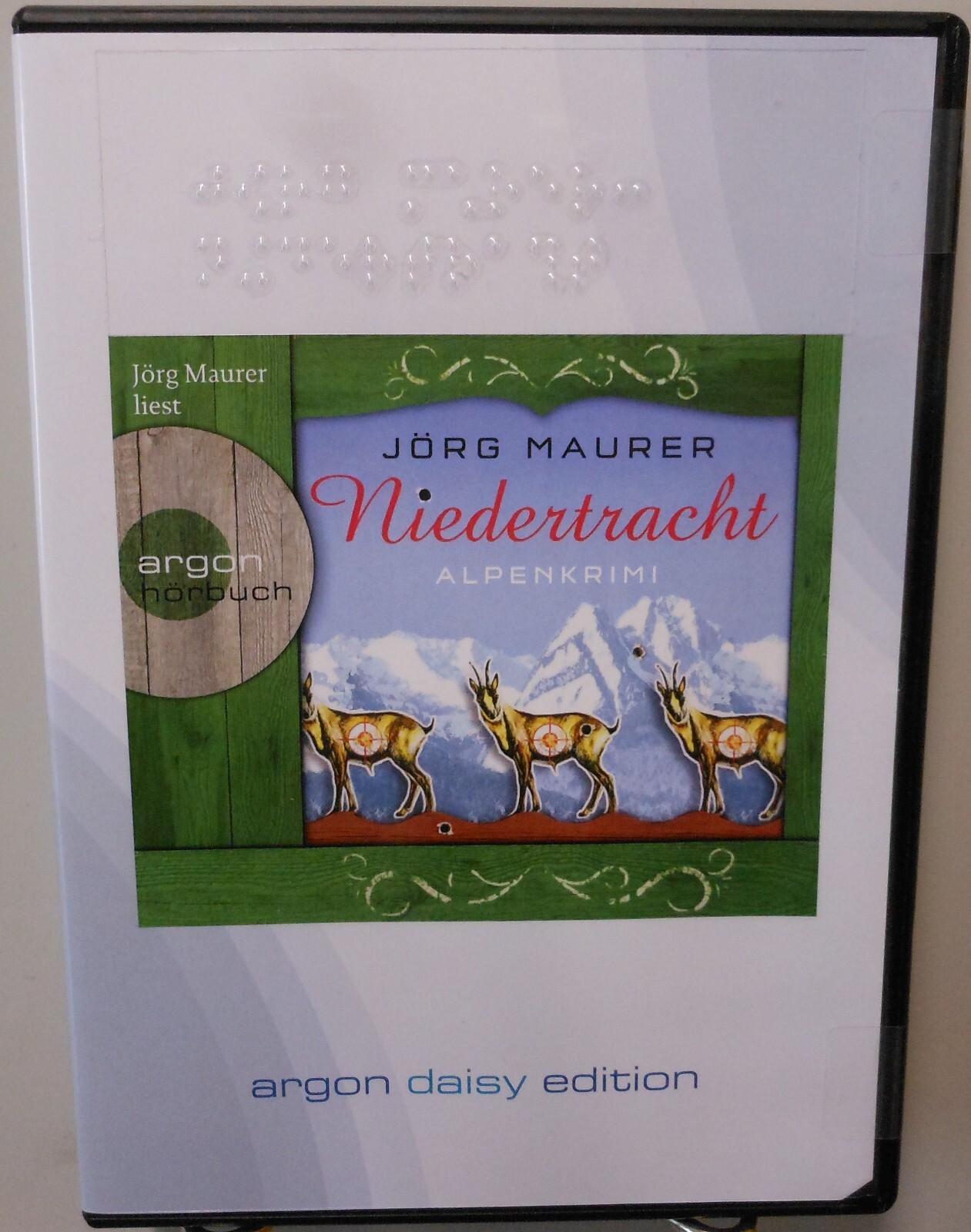 Alpenkrimi Niedertracht Hörbuch MP3 CD Jörg Maurer DAISY Edition NEU #T1443 - Jörg Maurer