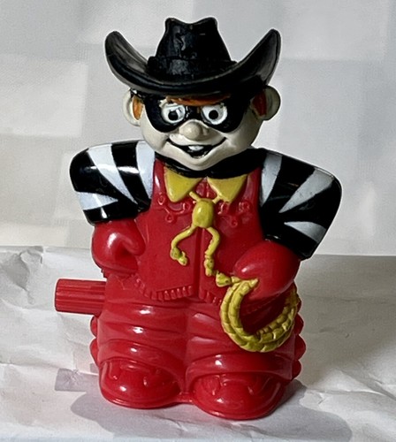 1995 McDonald's Hamburglar Wind Up Toy Happy Meal Vintage Black White Red 3" - Picture 8 of 13