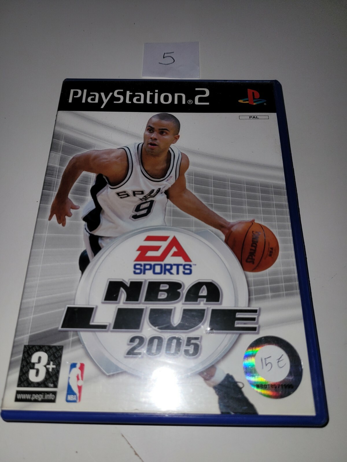 Sony PlayStation 2/PS2 - NBA Live 2005 - Sans Notice - Bon État 