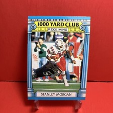 1987 Topps 1000 Yard Club Stanley Morgan #4 VG