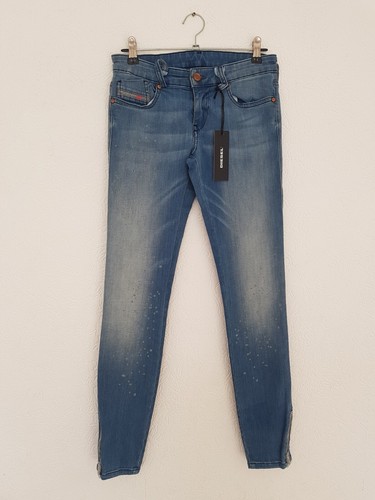 Diesel Damen Jeans Skinzee Low Zip Slim Blau Gr: 25 / 32 - Bild 8 von 10