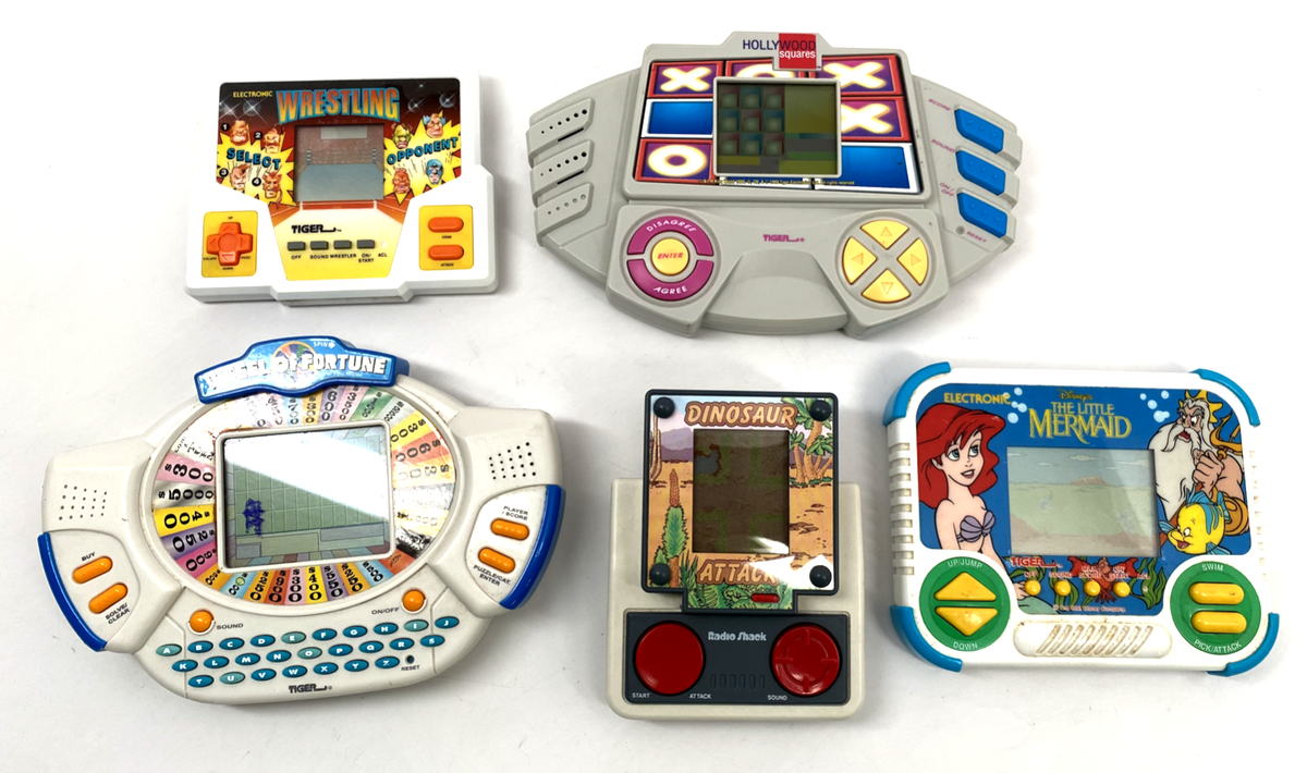 5 VIDEO GAME TIGER ELECTRONIC HAND HELD - ALL Not Working, Need