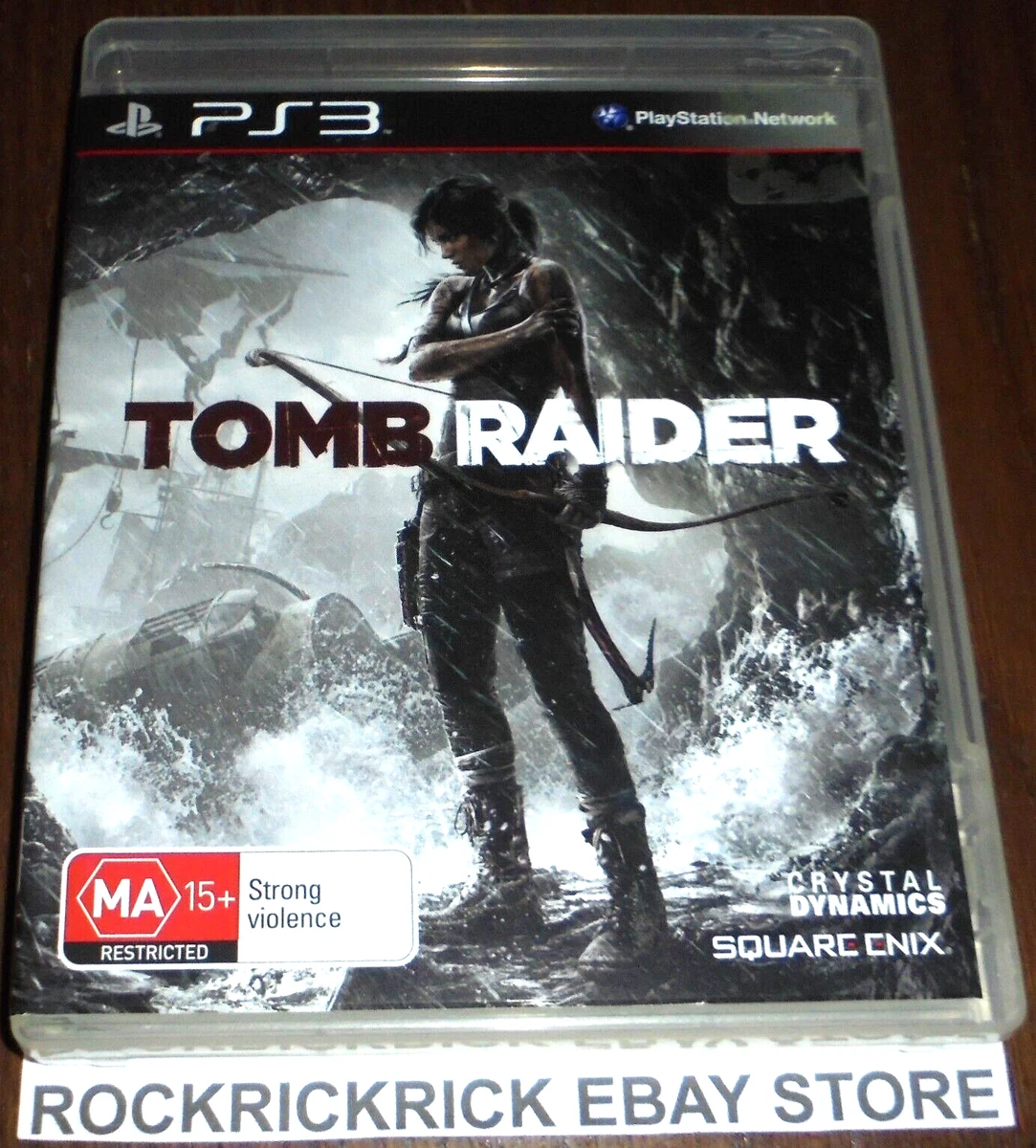 The Tomb Raider Trilogy HD SONY PS3 PROMO DISC VERSION PAL