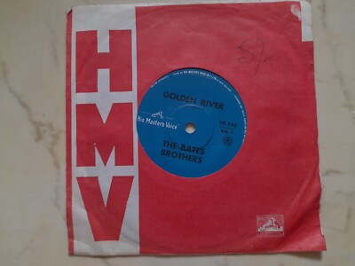 THE BATES BROTHERS Golden River / A Satisfied Mind *1965 NEW ZEALAND POP*