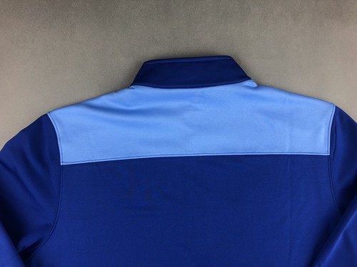 New Kansas City Royals MLB Baseball 1/4 Zip Pullover Blue Sweatshirt Mens Small - Picture 11 of 11