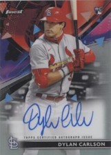2021 Topps Finest - Finest Autographs Dylan Carlson #FA-DC (AU, RC)