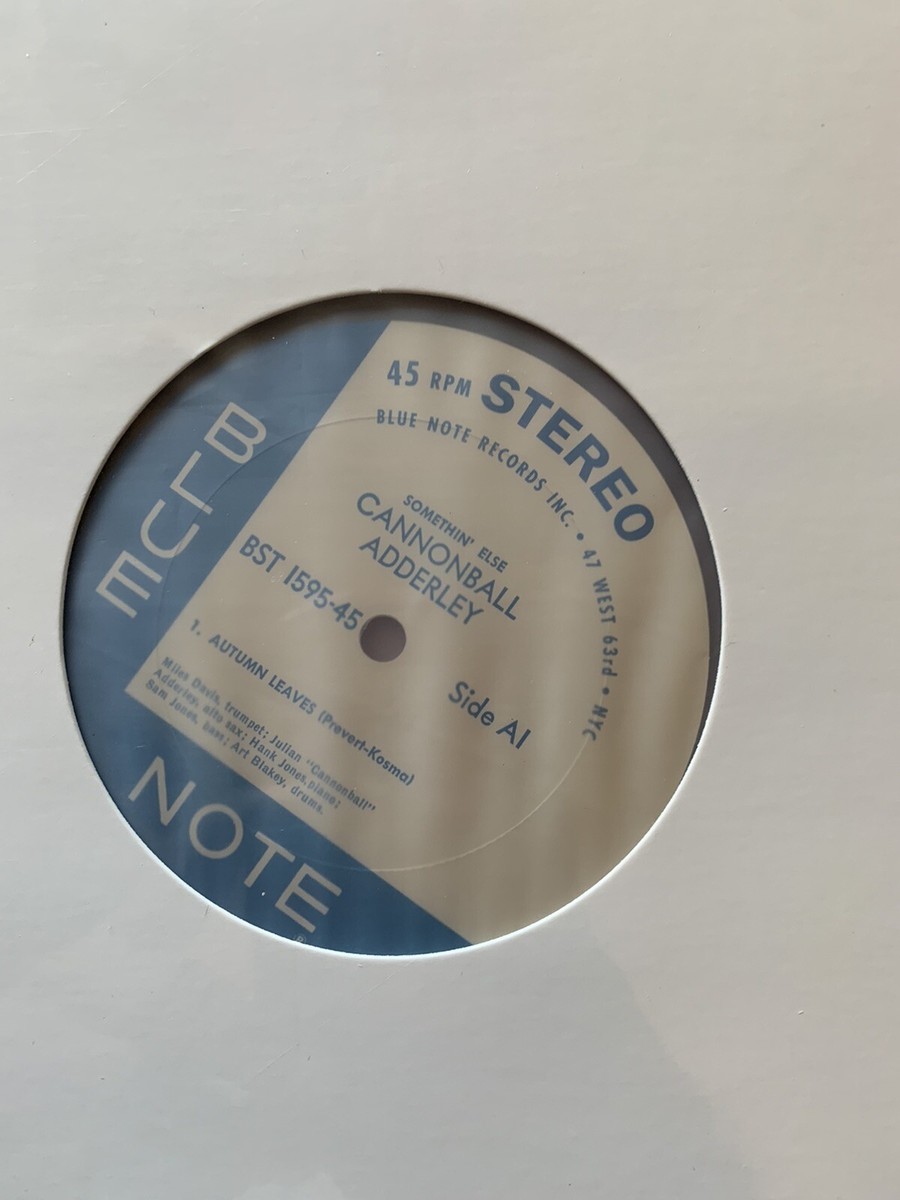 CANNONBALL ADDERLEY SOMETHIN' ELSE 200 GRAM 45RPM BLUE NOTE MINT