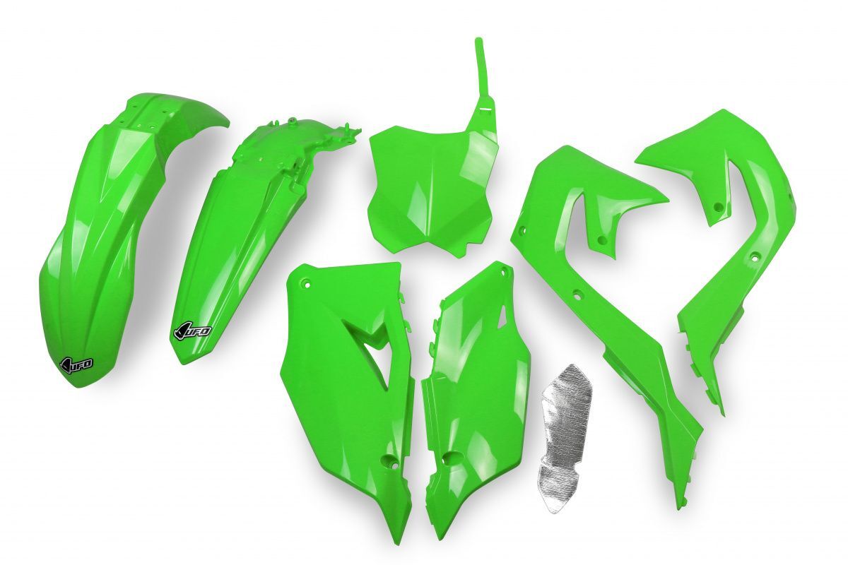 Plastiques UFO KAWASAKI KXF 250 450 vert origine 2019-2024