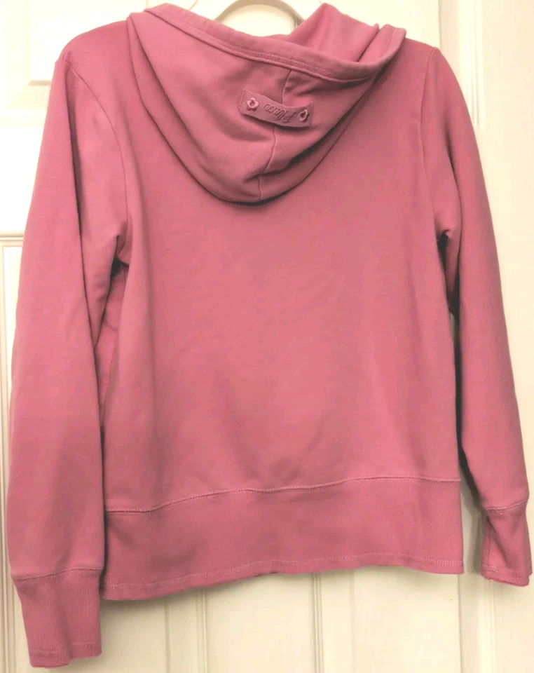 The Childrens Place SweatShirt Top Girls 12-14 Long Sleeve Hooded Pullover Pink - Image 2 of 4