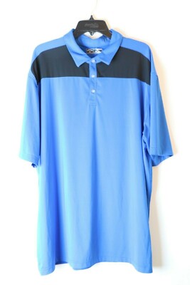 Callaway Golf Men S 2xl Blue Ss Polo Shirt Heart Logo Ebay