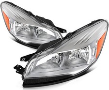 Left Right Side Led Headlights Assembly Lamps For 2013-2016 Ford Escape Suv