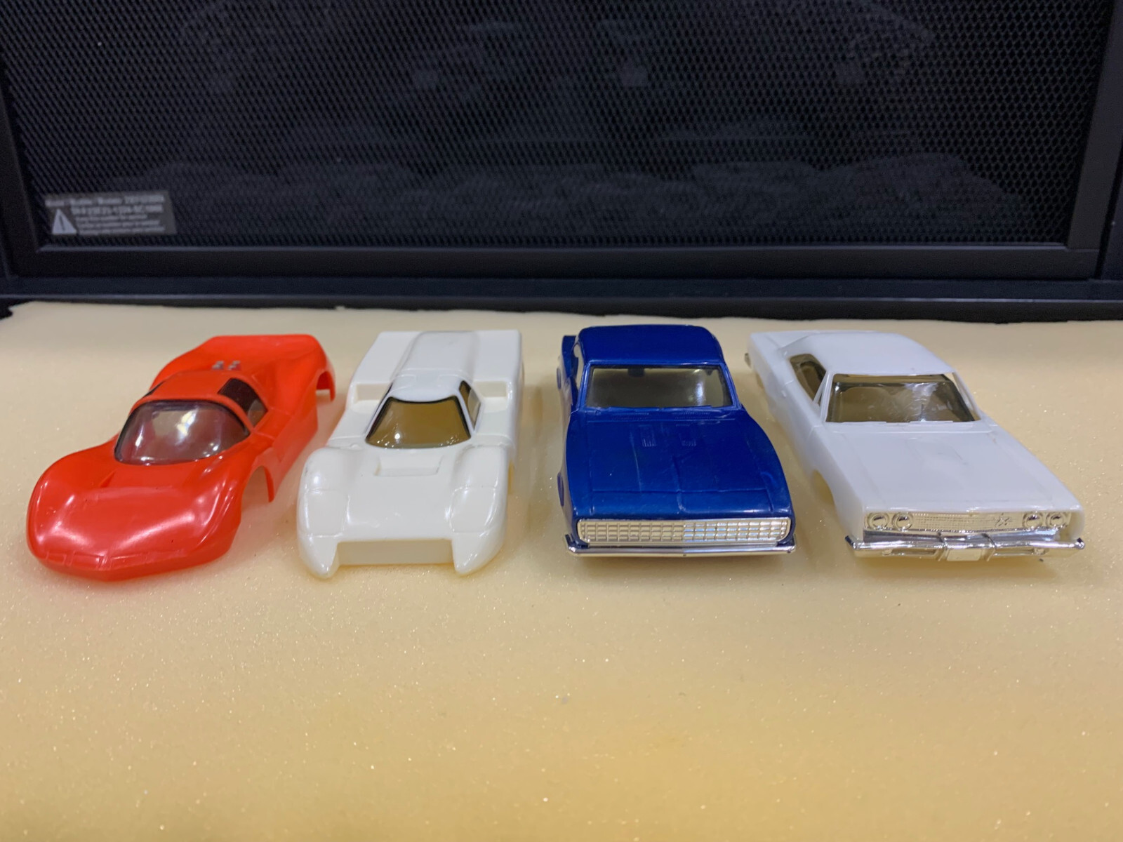 1967 Eldon 1/32 Slot Car Set sport 'n stock Montgomery Ward Road Race Set