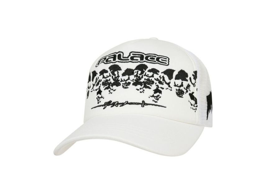 PALACE x DEATH NOTE Trucker Hat Cap Black White Green 3colors | eBay