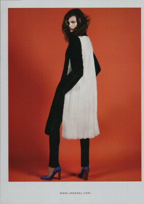 J. MENDEL Footwear Magazine Print Ad Advert  long legs high heels shoes 2013