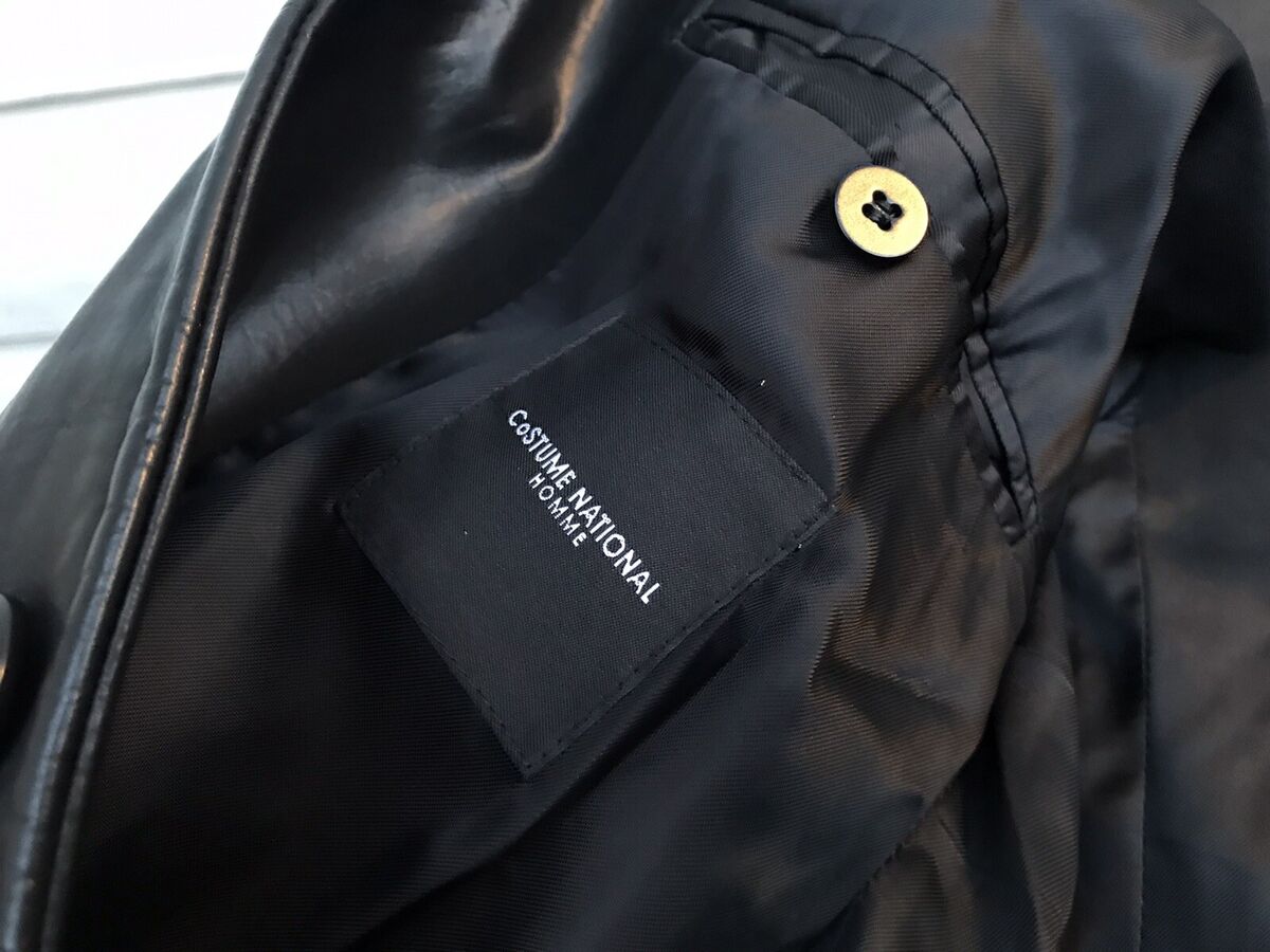 CoSTUME NATIONAL HOMME Vegan Leather Jacket Made in Italy CoSTUME NATIONAL HOMME Vegan Leather Jacket Made in Italy