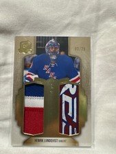 2022-23 Upper Deck The Cup Materials Sticks Henrik Lundqvist 03/25 #MS-HL New