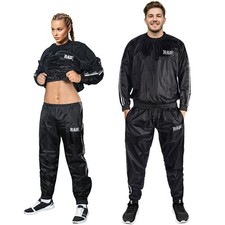SAUNA SUIT WEIGHT LOSS MEN  WOMEN FITNESS EXERCISE TRACKSUIT SWEAT SUITS RAD