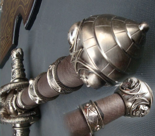 S1703 JUEGO ANIME WOW FROSTMOURNE ARTHAS MENETHIL ESPADA 1:1 CON PLACA LISA 47" Foto 4 de 4