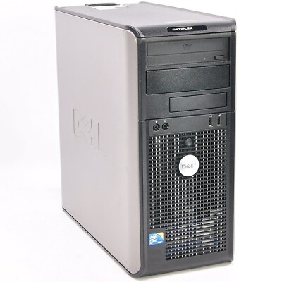 Windows XP Pro Dell Optiplex MT Core2 Duo SP3 32Bit Desktop Tower