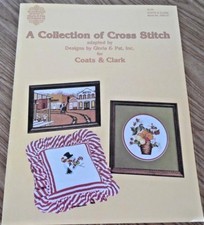 Designs by Gloria  Pat Cross Stitch 21 pg Pattern Booklet w 18 Designs  BONUS