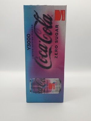 EMPTY 2023 Coke Creations Y3000  Taste The Future Coca-Cola 0 Sugar Mini Can BOX